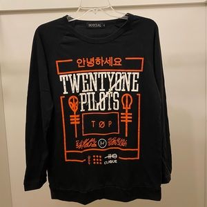 Twenty One Pilots long sleeve tee - black